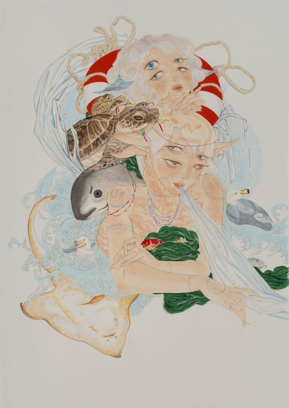 Tae Kim, Fishing for nets, 2024
