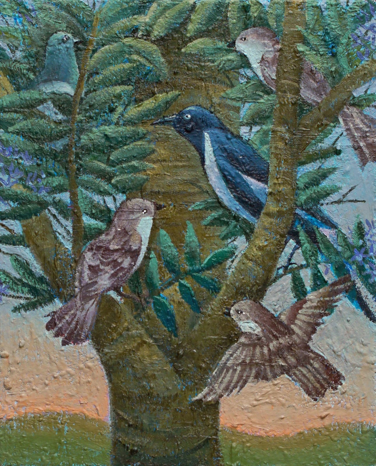 Ralf Kokke, Orange Glow Bird, 2025