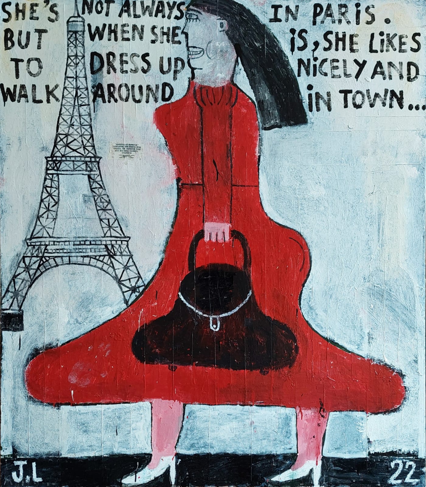 Joachim Lambrechts, She's not always in Paris. But when she is, she likes to dress up nicely and walk around in town', 2022