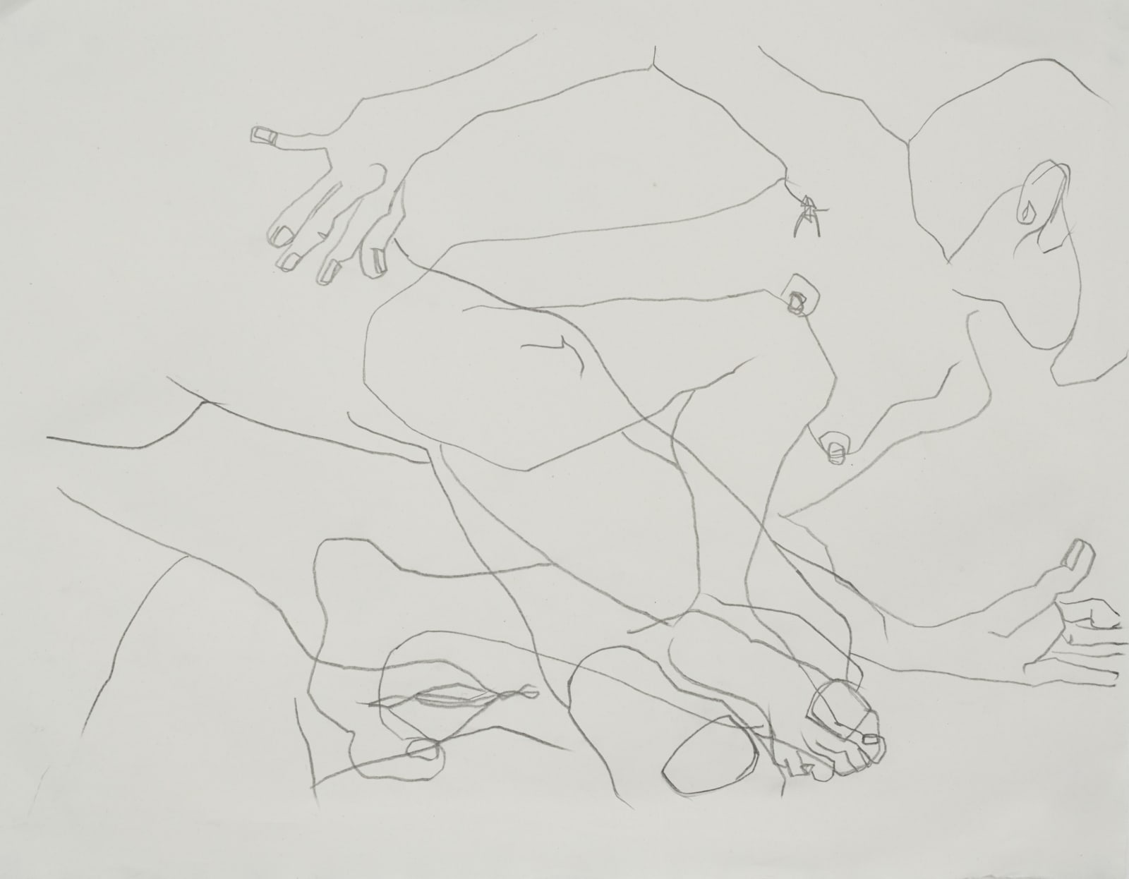 Luella Bartley, Crouched Pair, 2022