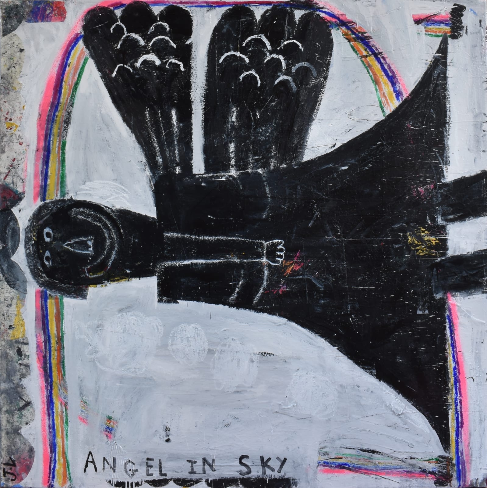 Joachim Lambrechts, Angel in sky, 2021