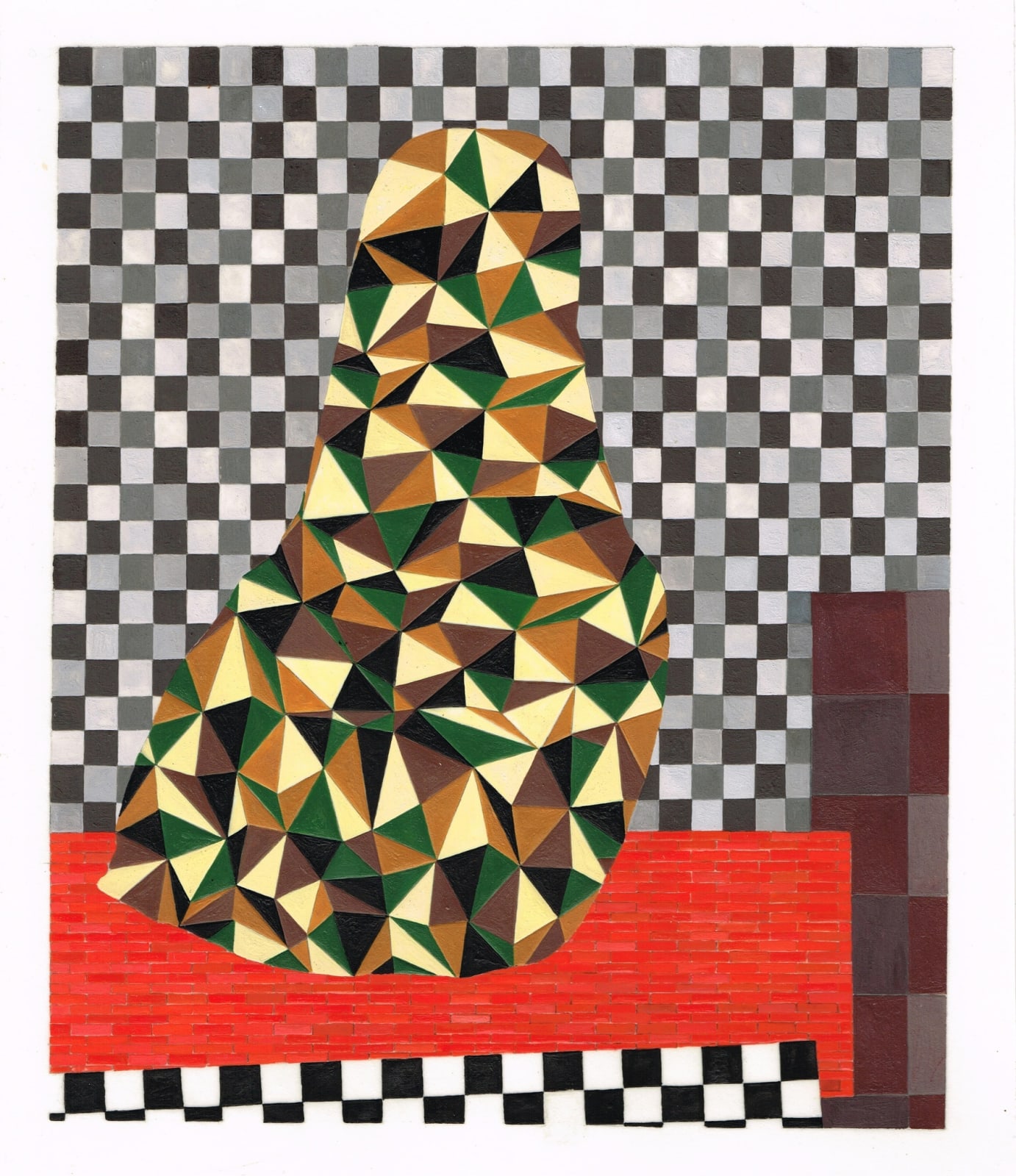 Soheila Sokhanvari, Touching the Void (Self-Portrait 1988), 2014