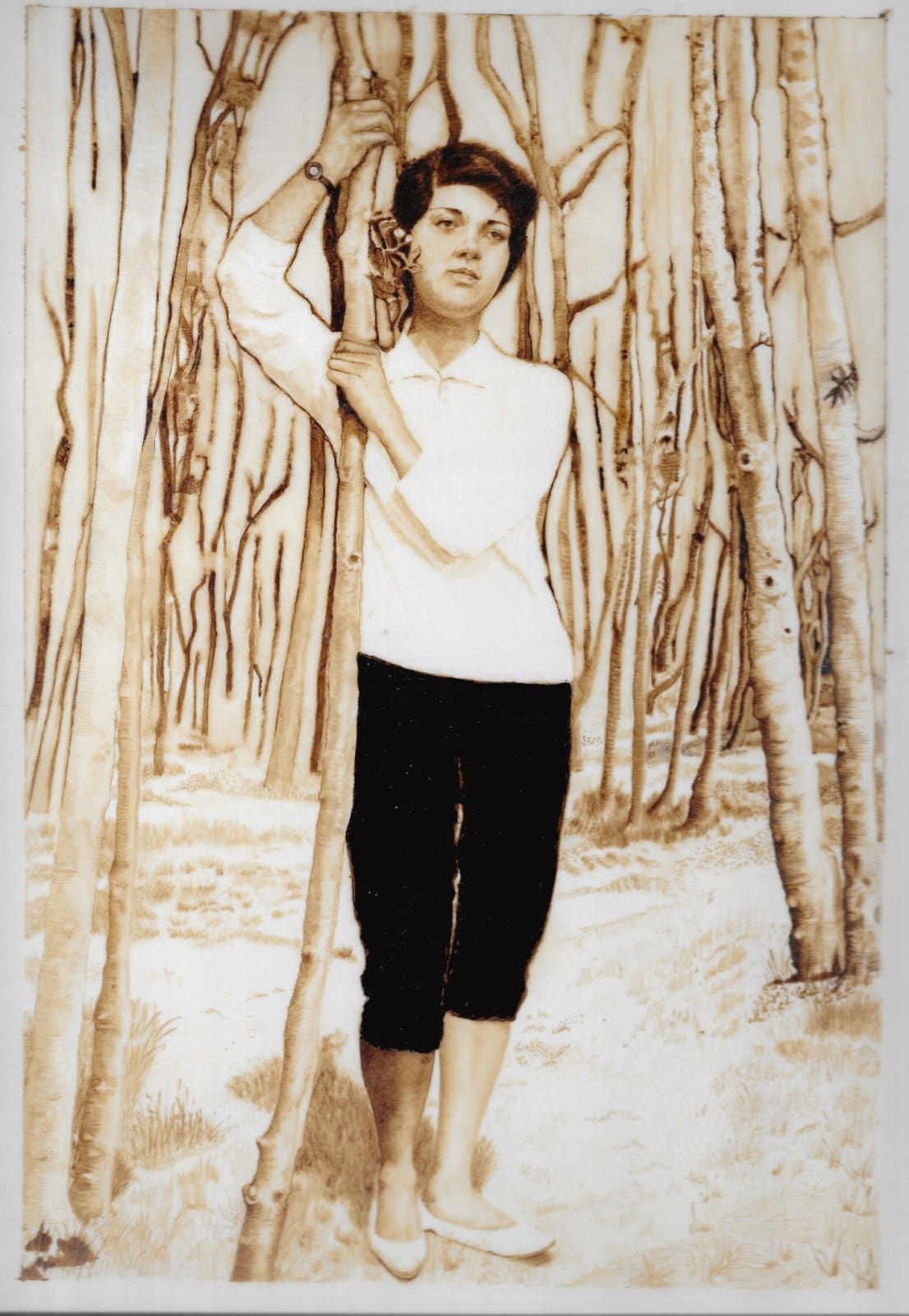 Soheila Sokhanvari, Woman In The Woods II, 2015