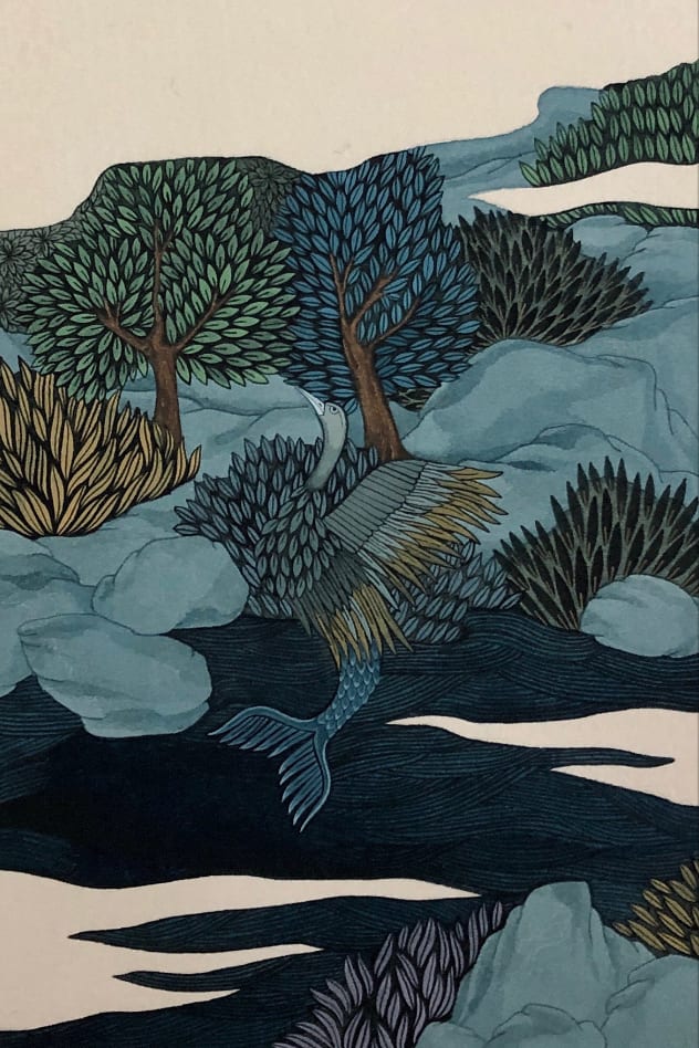 Maha Ahmed, From Emptiness to the song within VI, 2020
