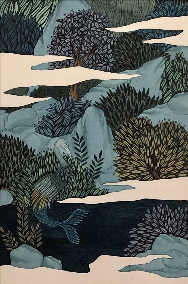 Maha Ahmed, From Emptiness to the song within V, 2020