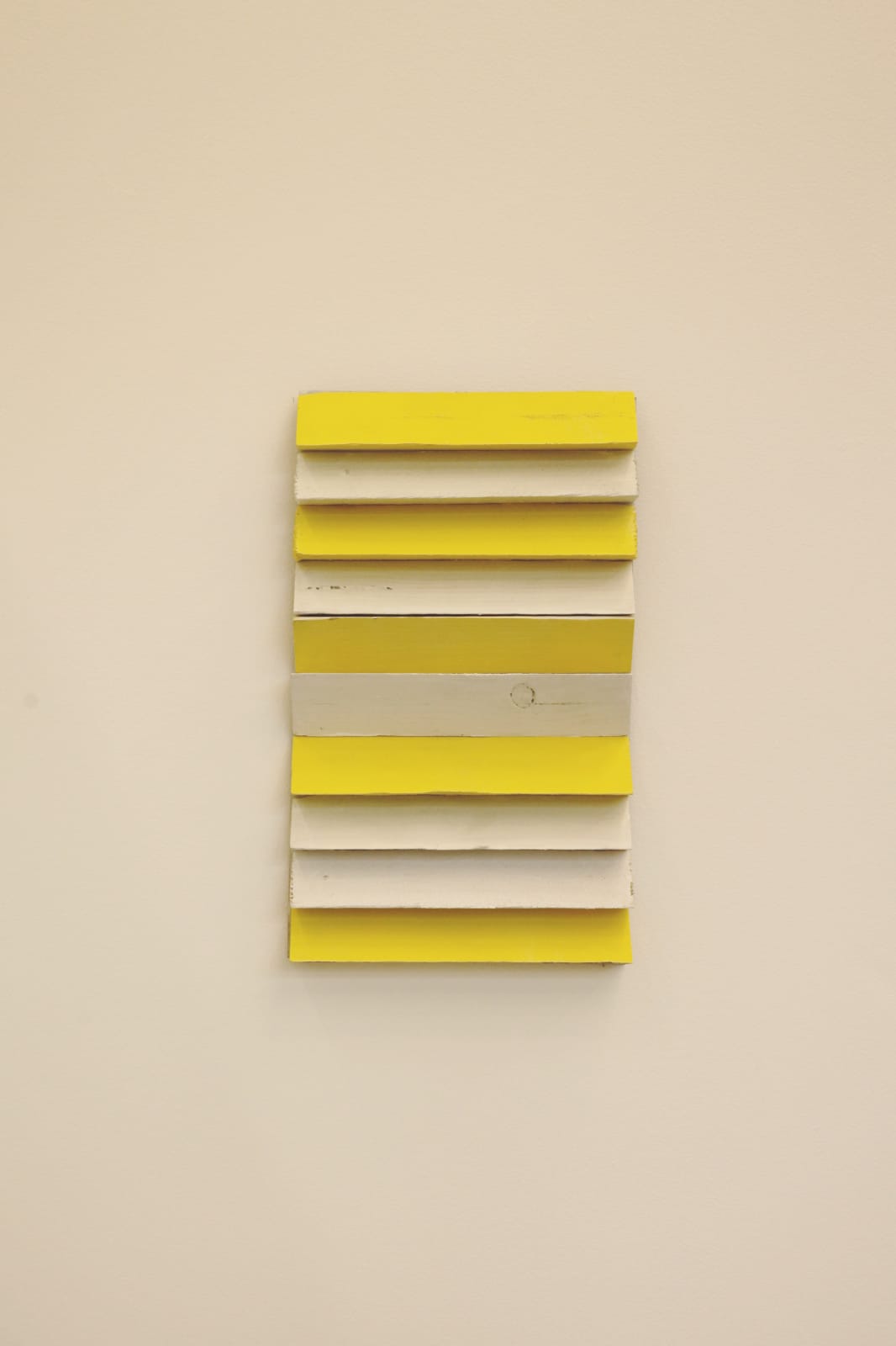 Luis Romero, White & Yellow, 2019