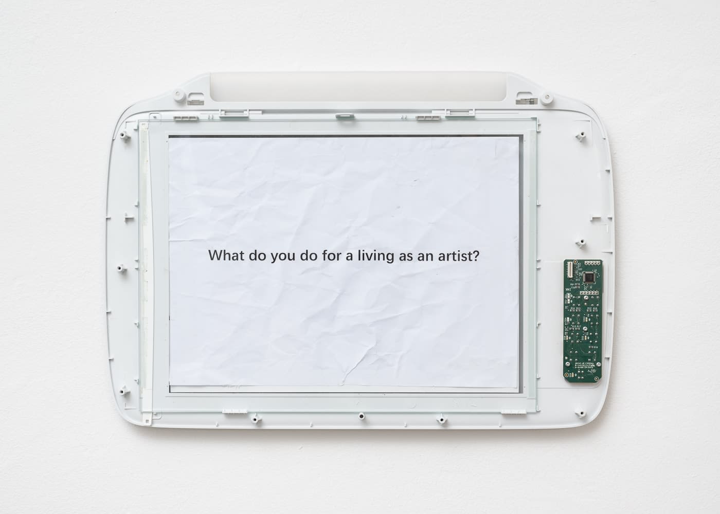 Ding Ruyi, ‘What do you do for a living as an artist?’, 2024