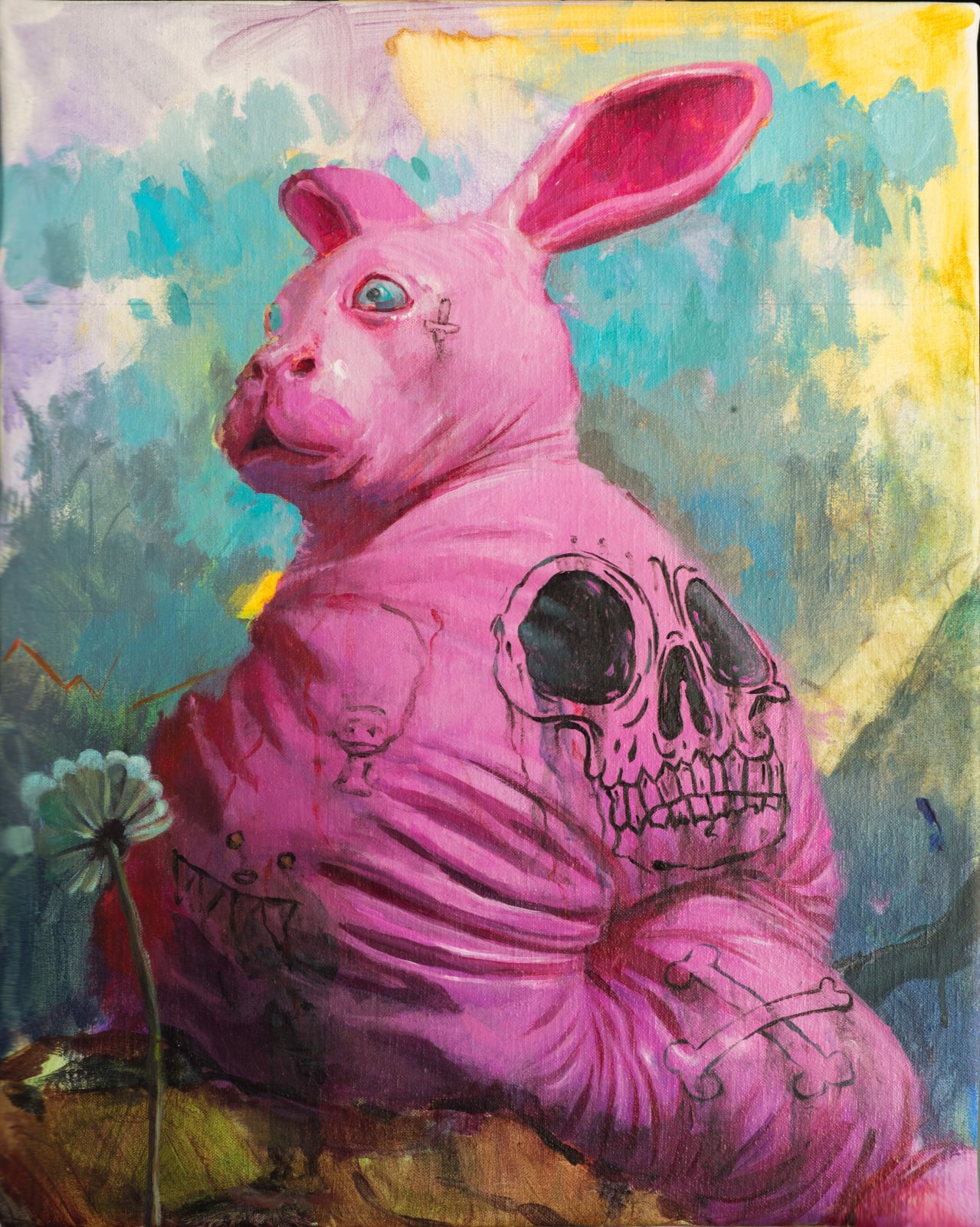 Jonny Green, Skull bunny, 2025