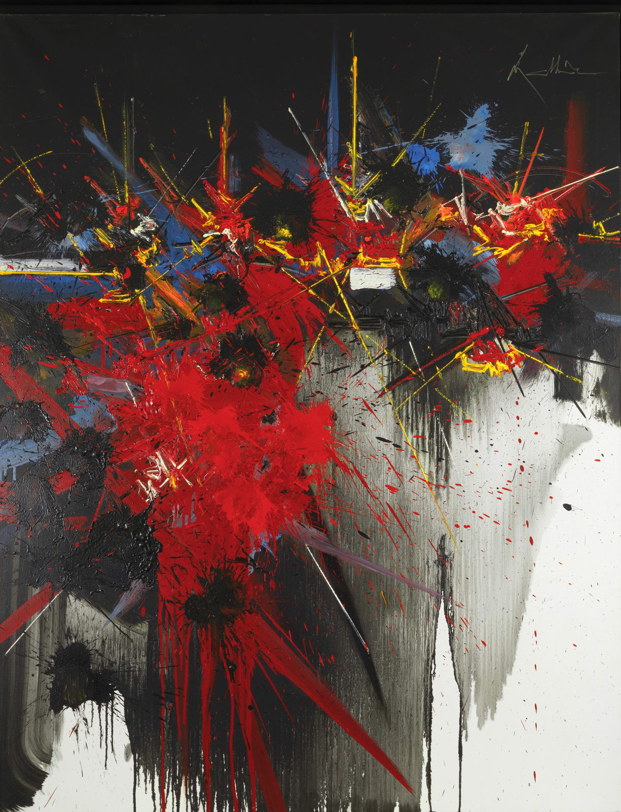 Georges Mathieu 喬治 · 馬修, Le beau semblant (The Beautiful Semblance) 《金玉其身》, 1989