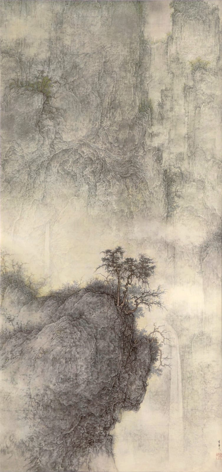 Li Huayi 李華弌, Misty Landscape《遠山蓋霧》, 2005