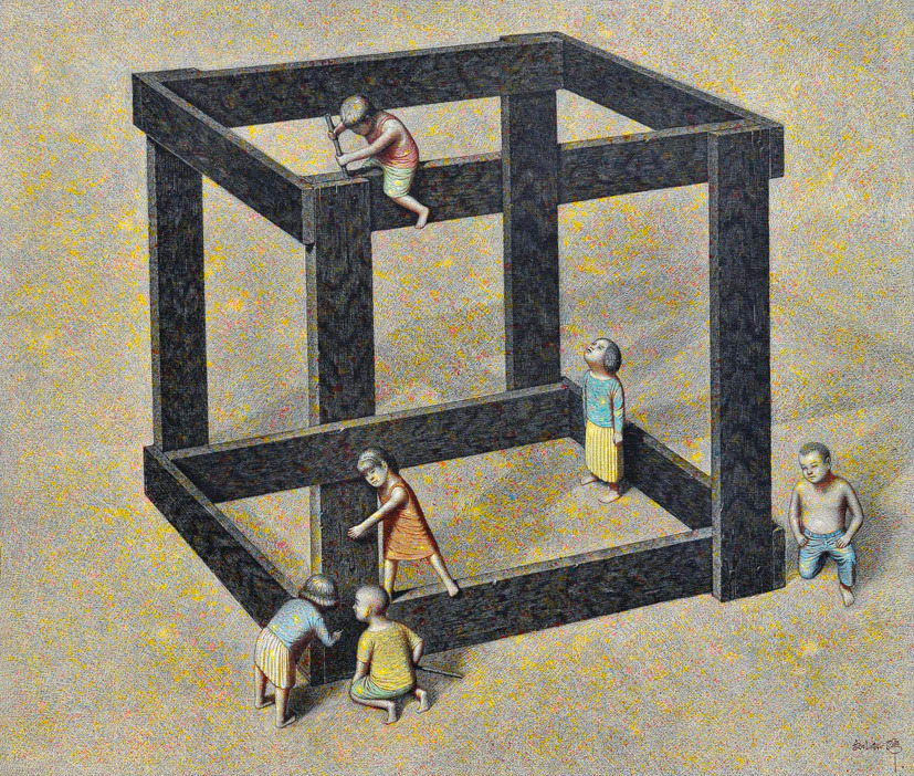 Liu Hong Wei 劉宏偉, Framework of Paradox (矛盾的框架), 2012