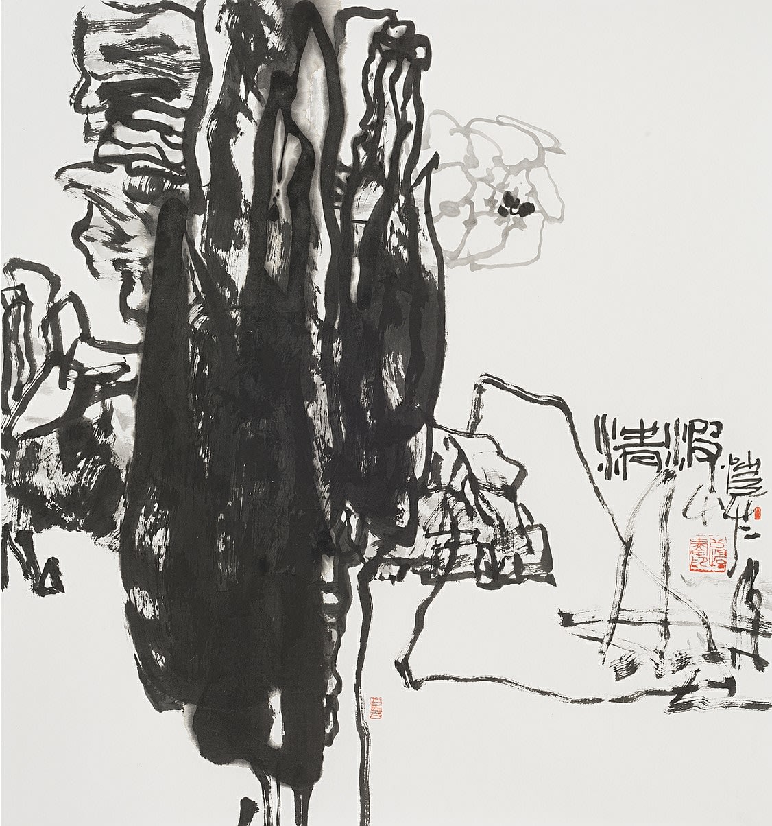 Pan Gongkai 潘公凱, Clear Waves《清波》, 2018