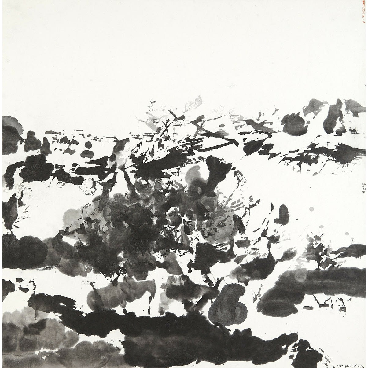 Zao Wou-Ki 趙無極, Untitled 無題, 1980