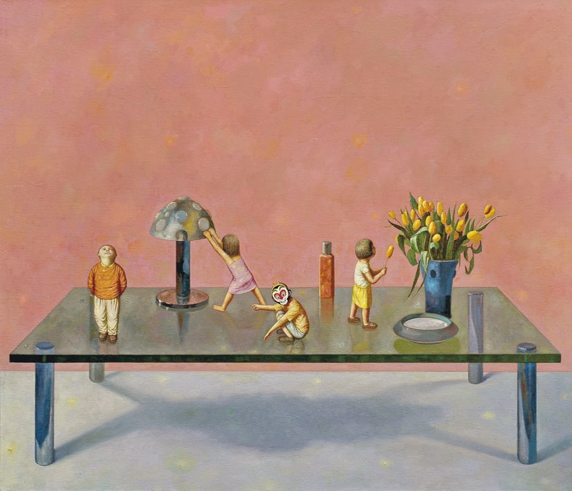 Liu Hong Wei 劉宏偉, Glass Table (玻璃桌), 2012