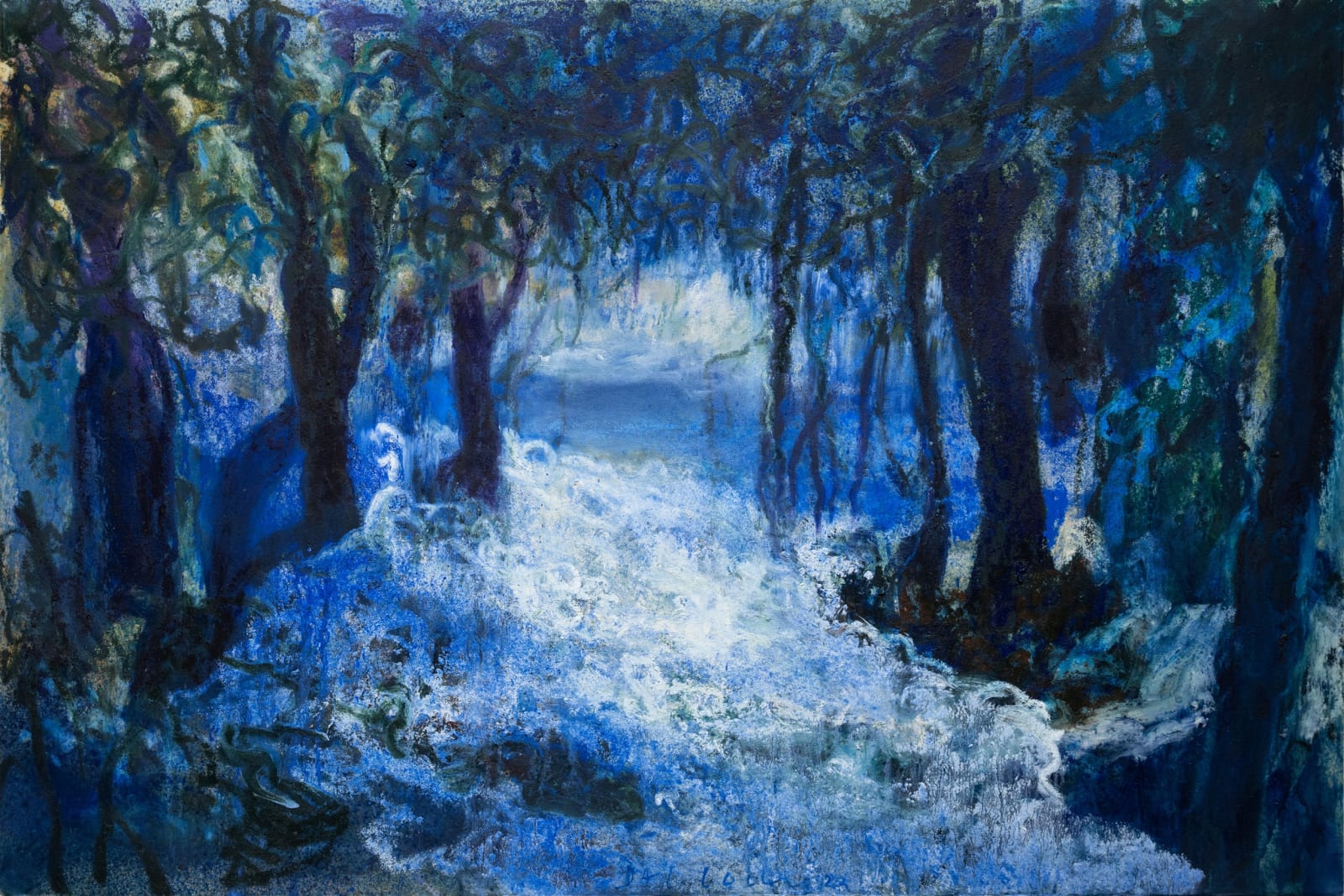 Ziad Dalloul 齊亞德・達盧勒, Blue Forest Foam《碧樹映濤》, 2023