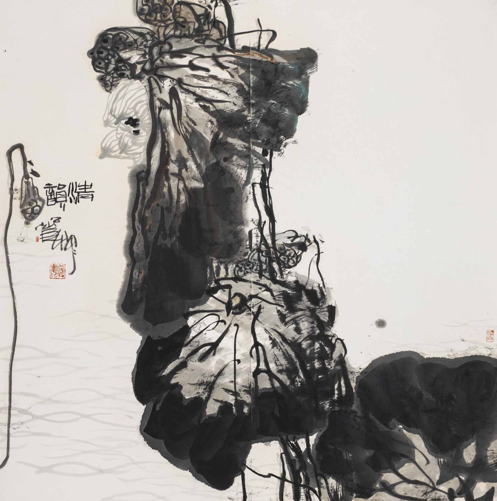 Pan Gongkai 潘公凱, Tone of Tranquility《清韻》, 2014