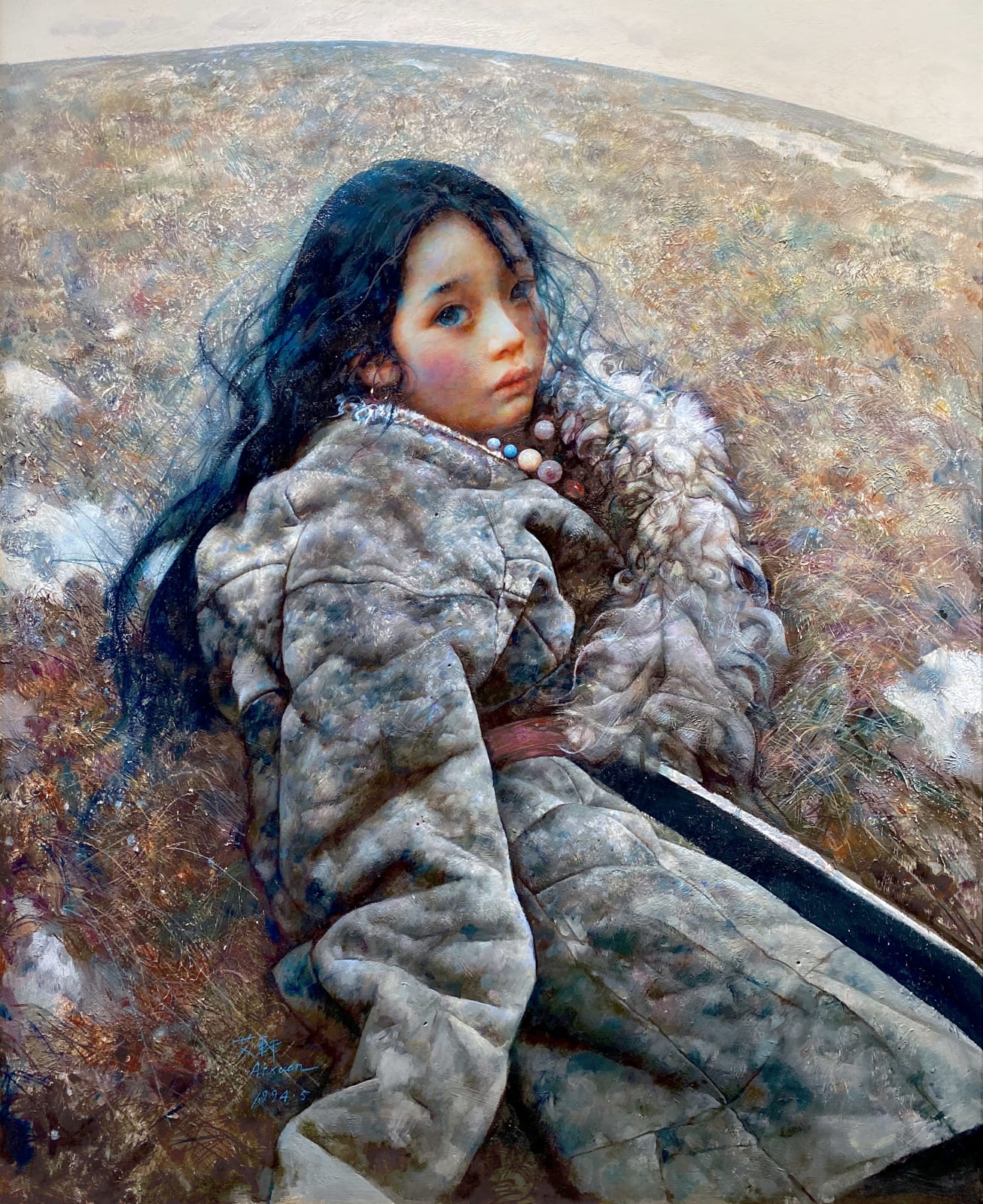 Ai Xuan 艾 軒, Tibetan Girl《凝視》, 1994.5
