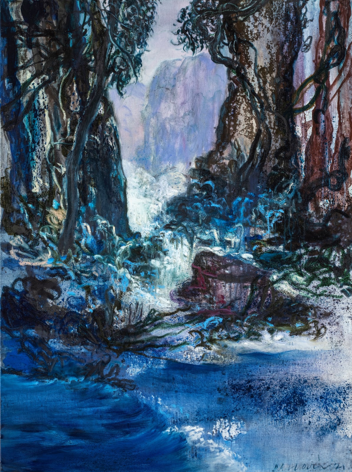 Ziad Dalloul 齊亞德・達盧勒, The Blue Cliff《碧巖》, 2021