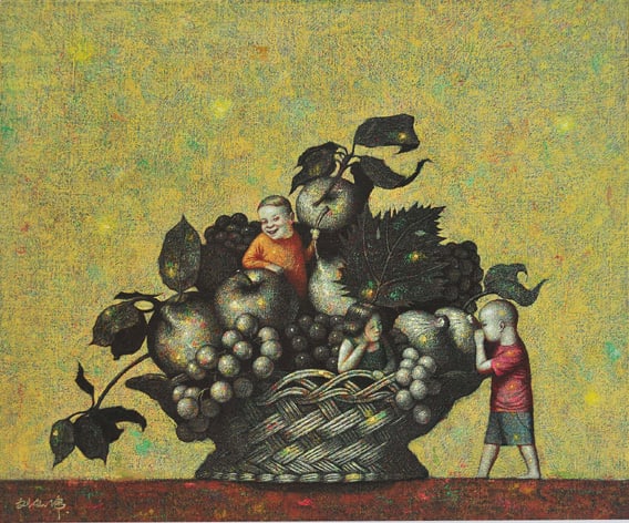 Liu Hong Wei 劉宏偉, Dancing with the Master - Fruit Basket (與大師共舞 - 果籃), 2008