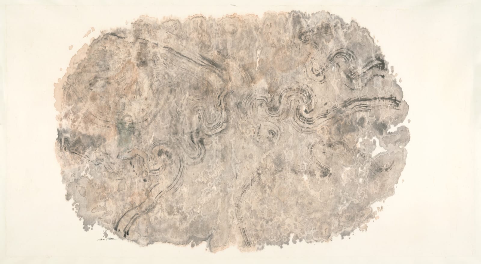 Bai Ming 白 明, Portrait of a Cocoon III 《繭像 · 地圖之三》, 2018