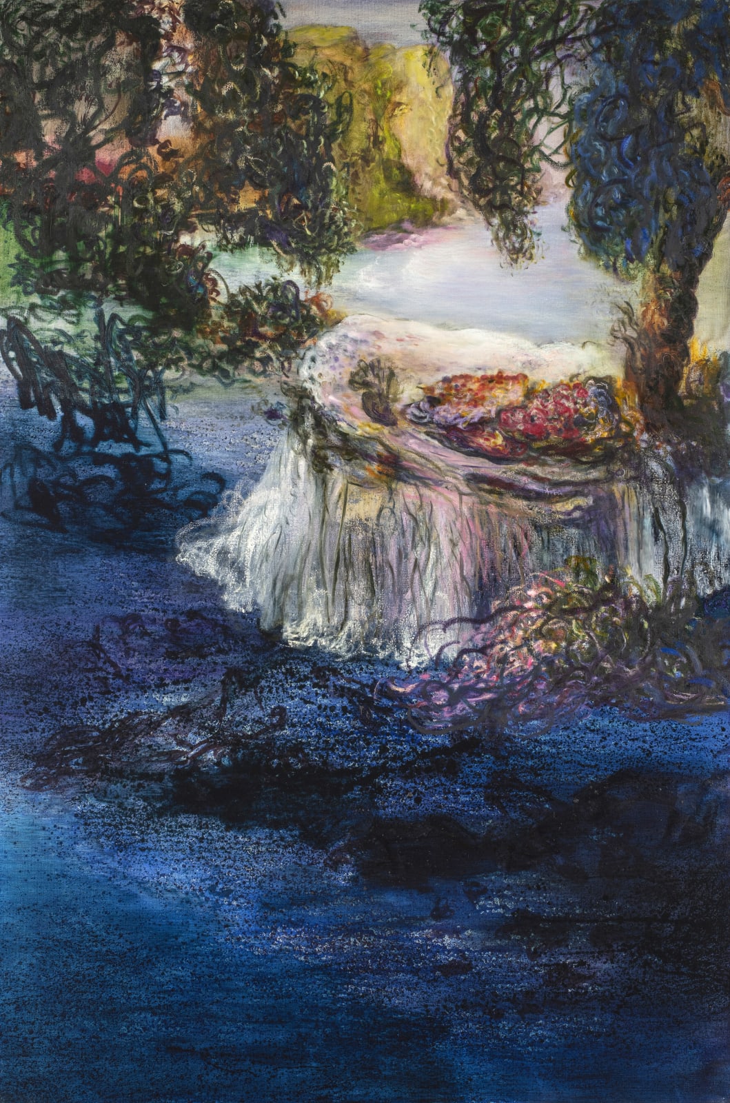 Ziad Dalloul 齊亞德・達盧勒, Table of the Water《浮檯》, 2017