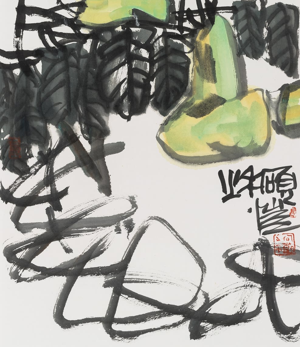 Pan Gongkai 潘公凱, Autumn Fruits《秋碩》, 2016