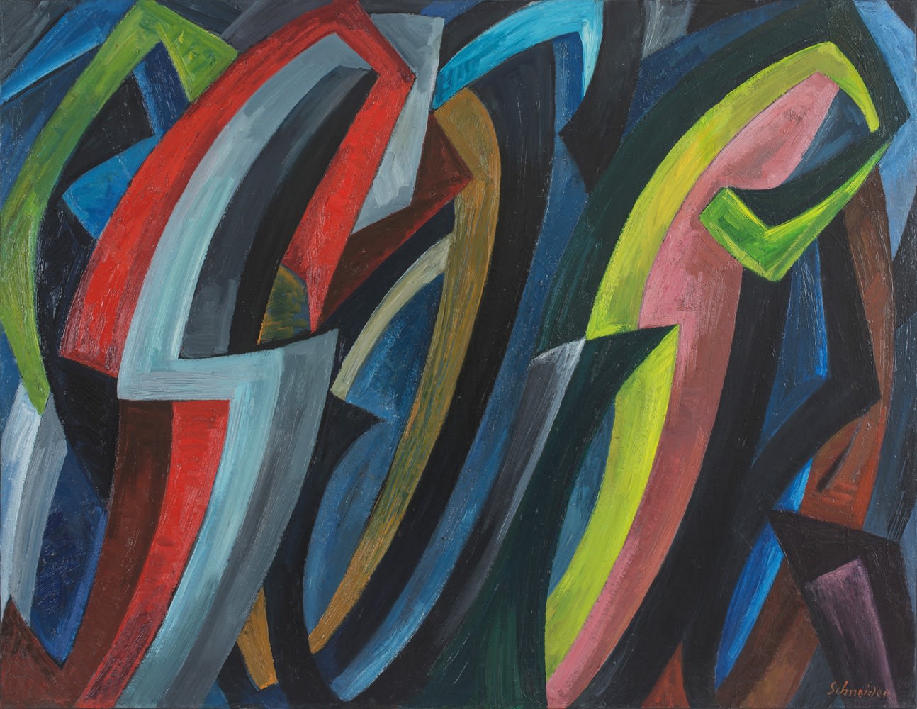 Gérard Schneider 傑拉德·施耐德, Opus 202 《作品 202》, 1943 ca.