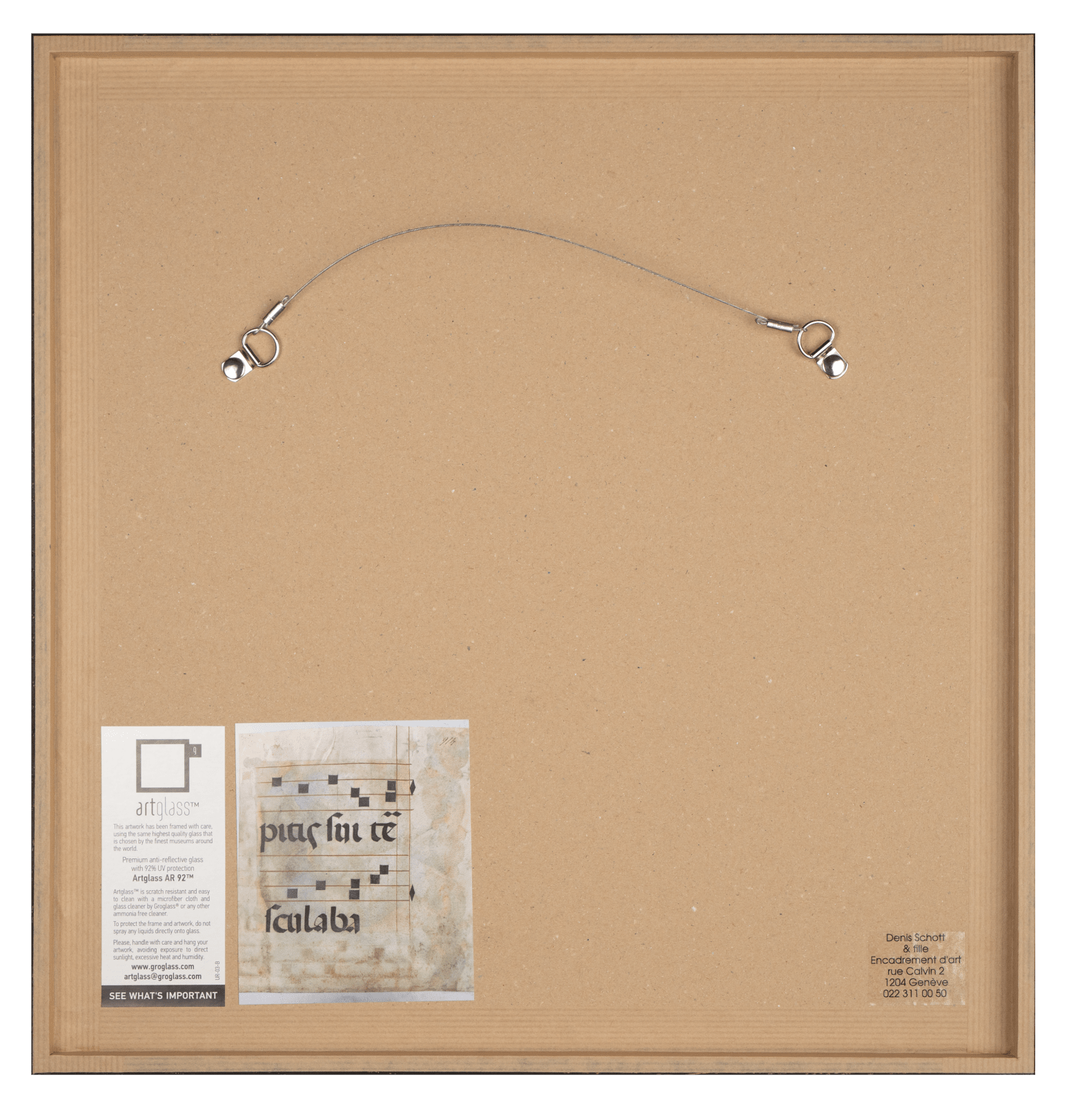 One large and shinning framed illumianted miniature from a large antiphonary realized in Italy, Venice, c. 1467-1470 for the church of San Giorgio Maggiore. The artwork depicts the Noli me Tangere: the Christ appears to Mary Magdalena, who tries to touch him.