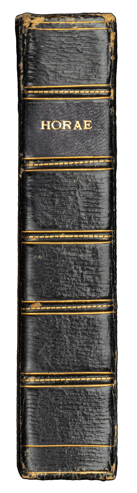 A Book of Hours (use of Rome) produced in Bruges c. 1460 and illuminated by the Mildmay Master. The image shows the illuminated manuscript close.