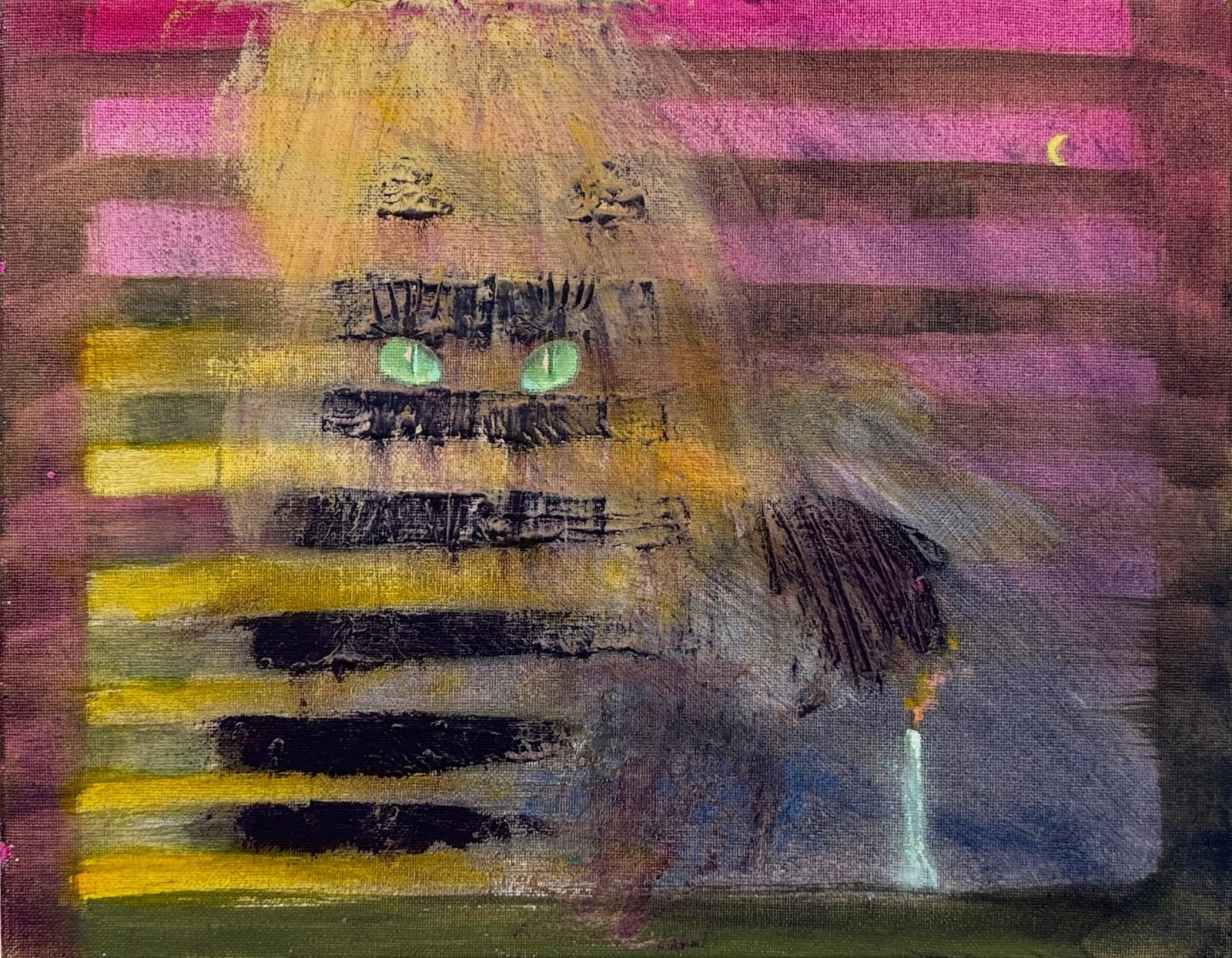 Calvin Kim,Untitled, Oil and Acrylic on Canvas, 11