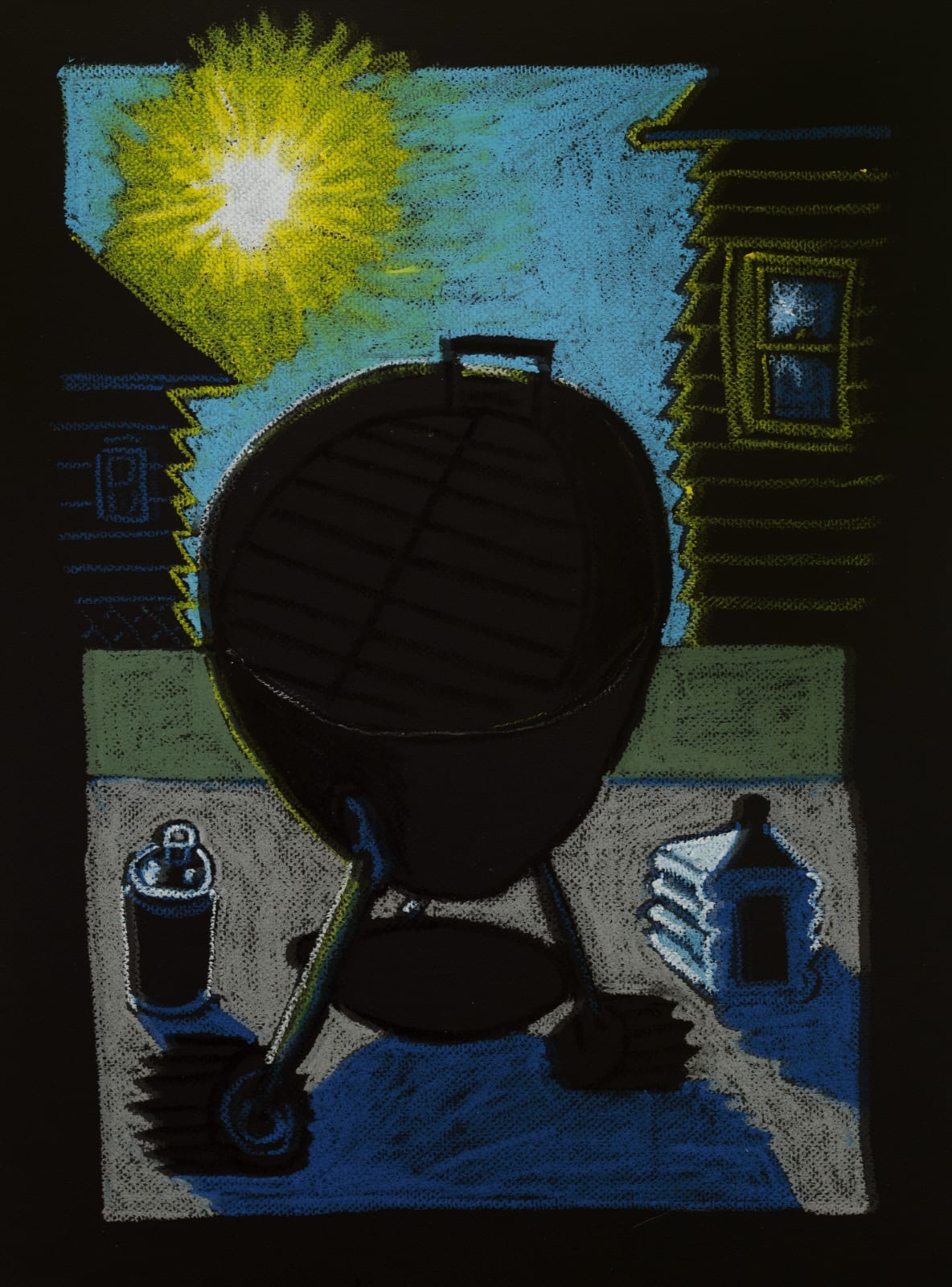 Campbell-Lynn McLean, Sun Shone, 24 x 18in, pastel on paper