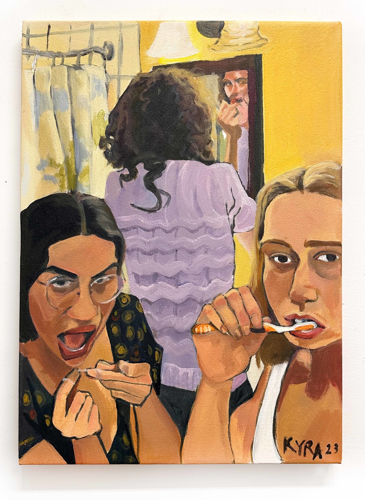 Kyra Gregory, Flossing Together, 2023