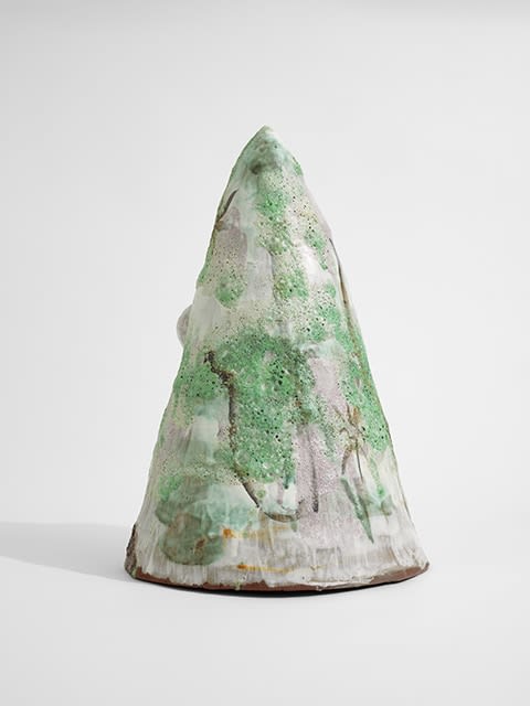 Raina Lee, Miro Mujer (Cone), stoneware and glaze, 20x14x15