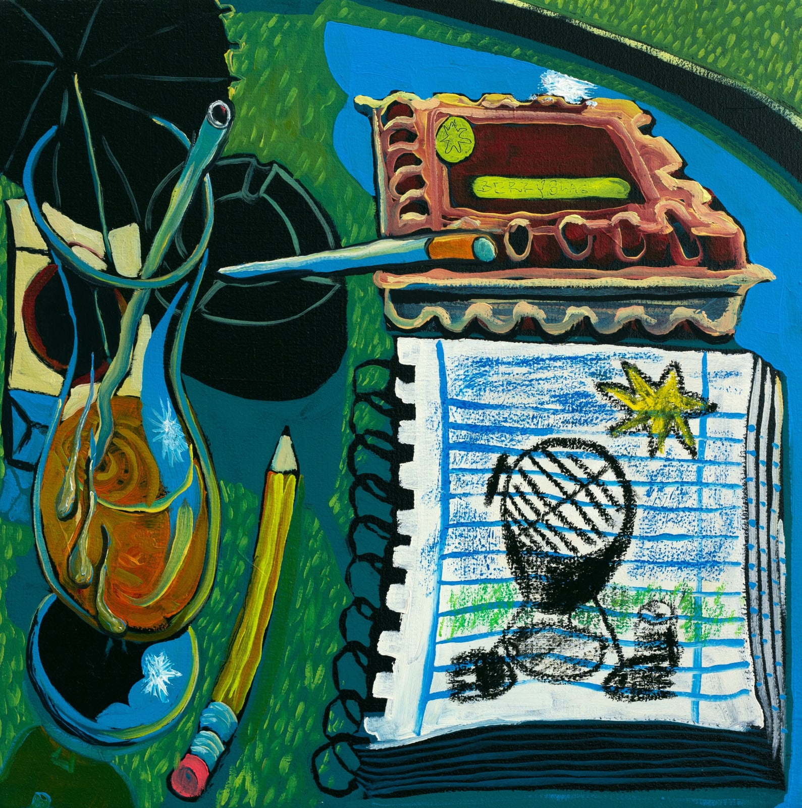 Campbell-Lynn McLean, Stupor Sketch, 20x20in