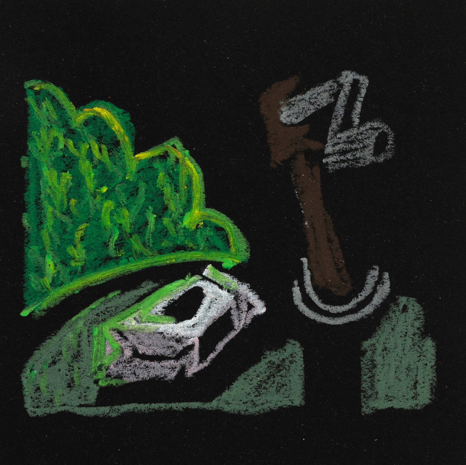 Campbell-Lynn McLean, The Spot, 6 x 6in, pastel on paper