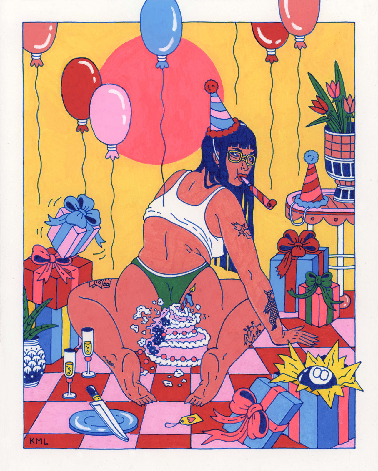 Kristen Liu-Wong, Some Cake For Your Birthday, 2025