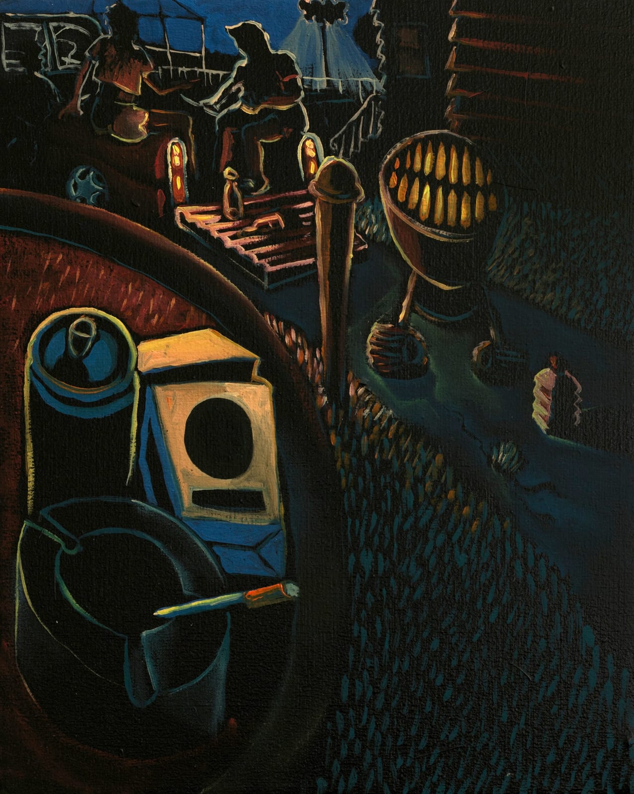 Campbell-Lynn McLean, Burnout, 20x16in