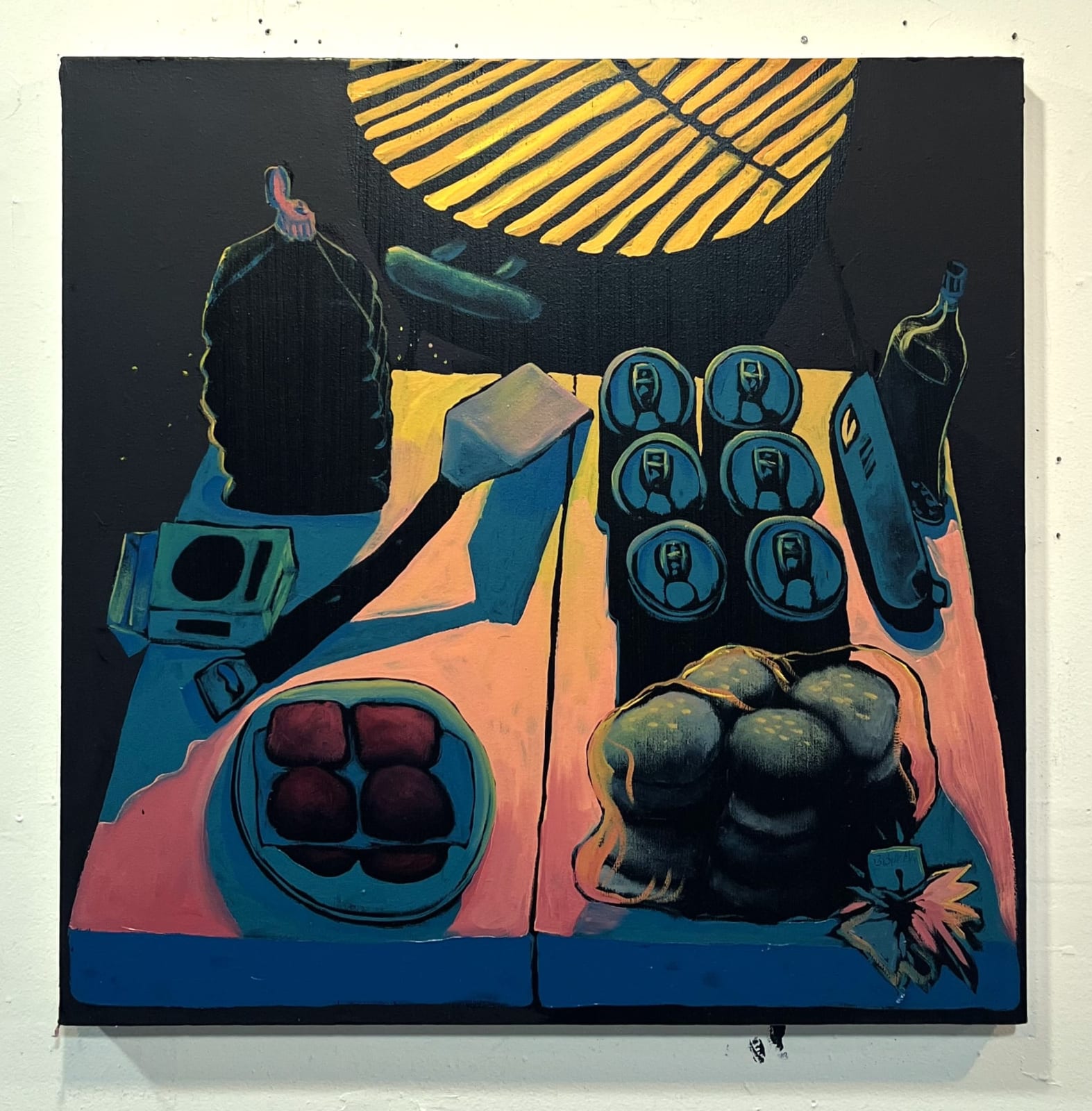 Campbell-Lynn McLean, My Crucible, oil on canvas, 30x30in