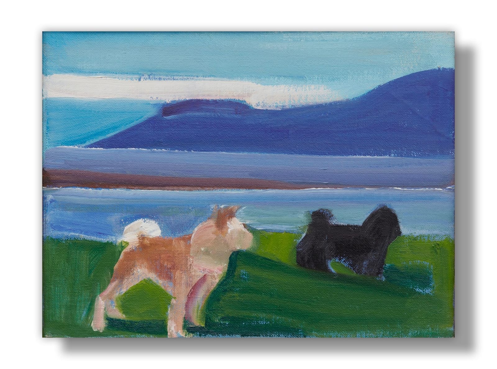 Louisa Matthiasdottir, Study for Blaze and Mischka