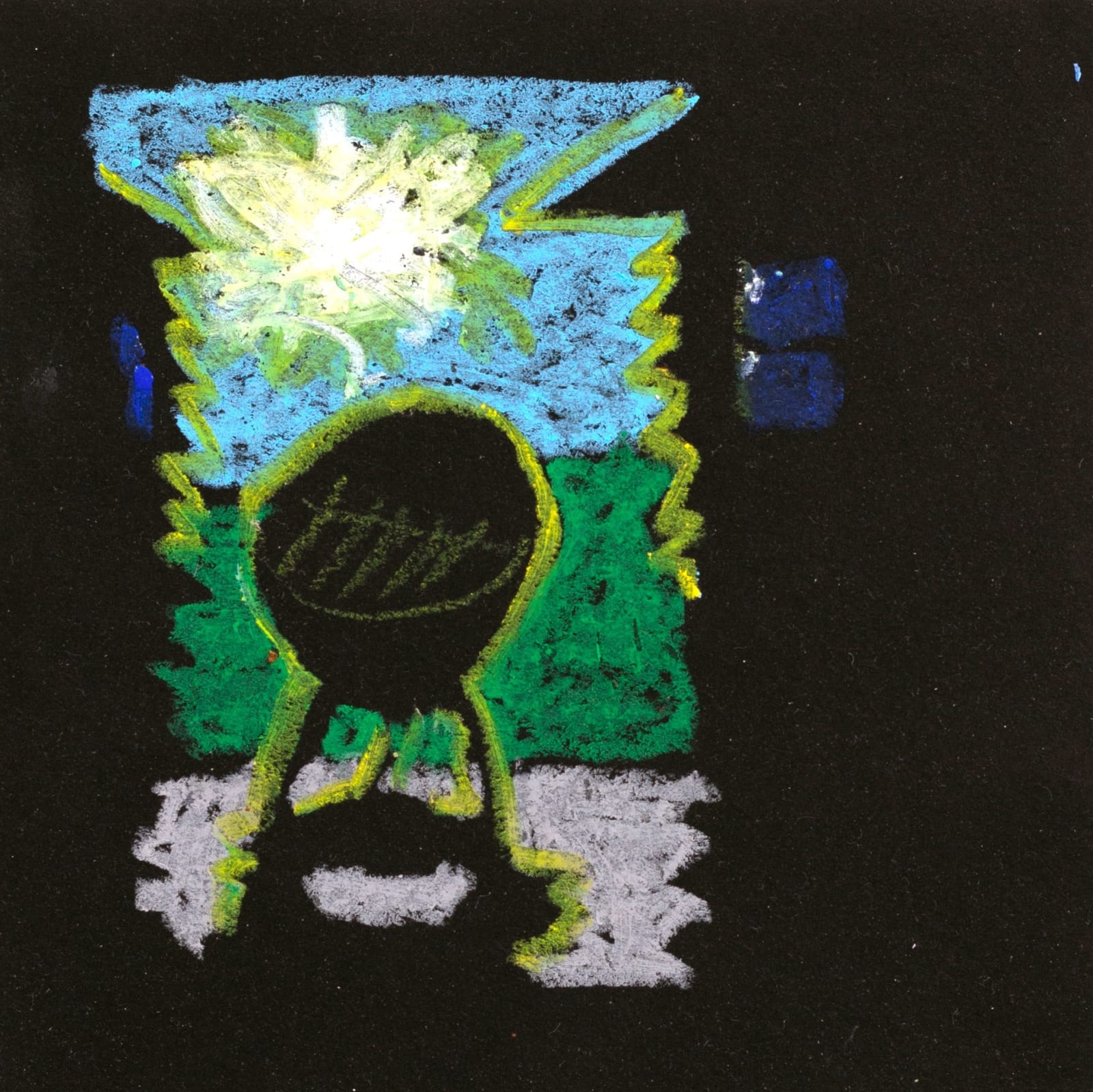 Campbell-Lynn McLean, Shone, 6 x 6in, pastel on paper