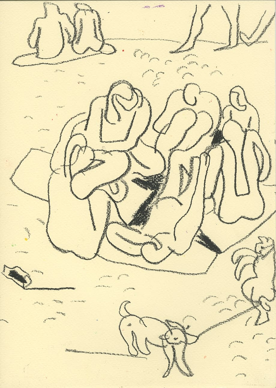 Masha Reva, The Beach in Nice , 2022