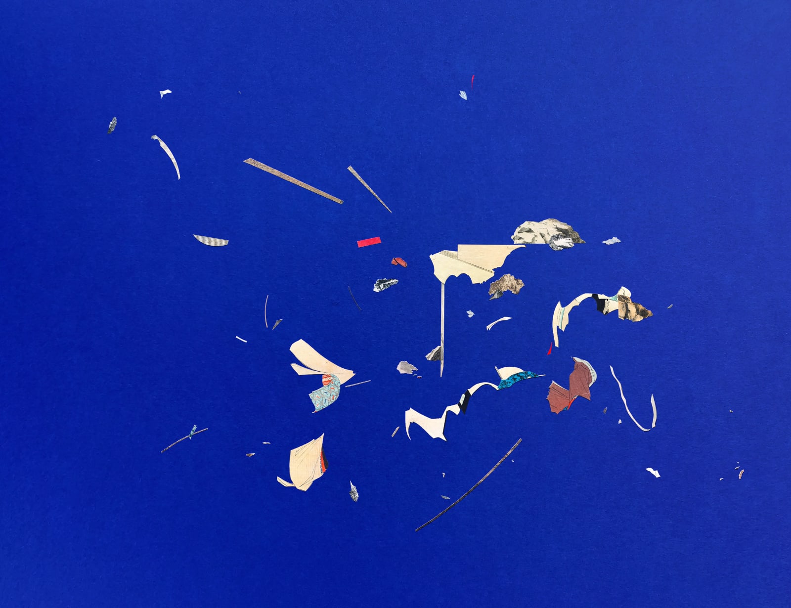 Claire Trotignon, Hoop, peebles and pillows #1, 2020