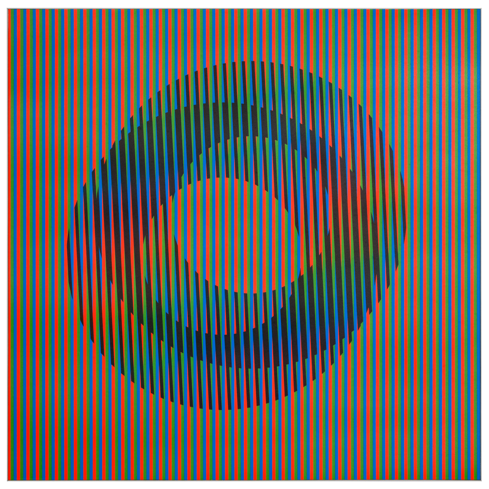 Carlos Cruz-Diez, Induction Chromatique Adrianita C, 2010