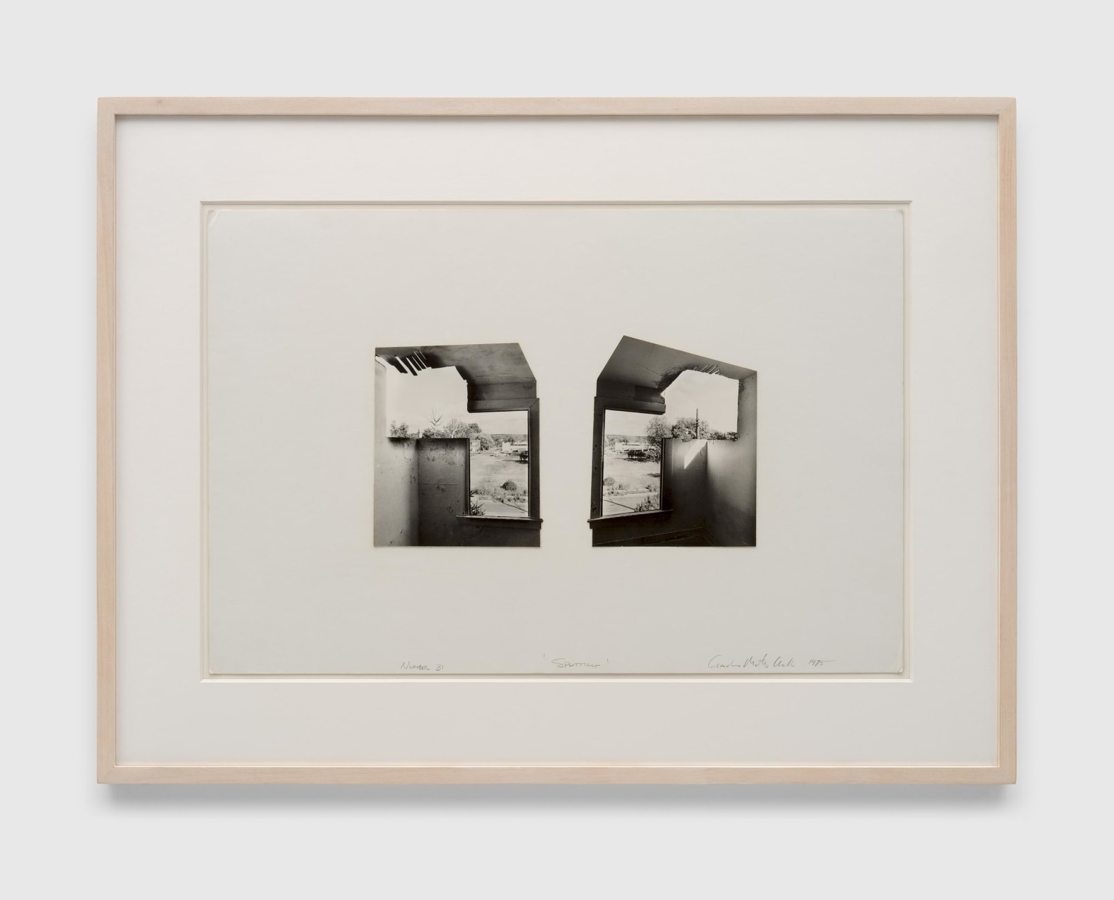 Gordon Matta-Clark, Splitting Book: Number 29, 31, 1974