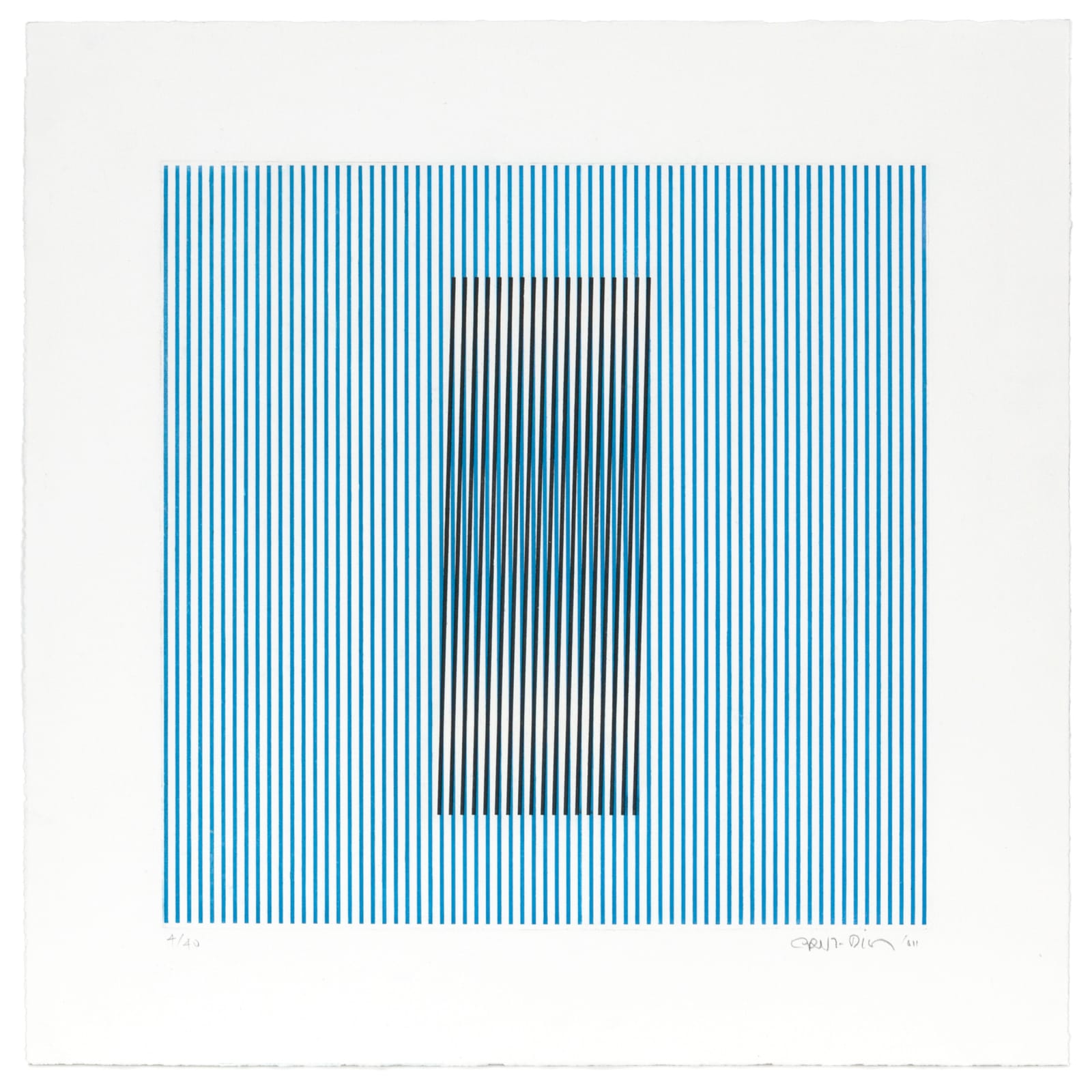 Carlos Cruz-Diez, Induccion del Amarillo (Induction du Jaune), 2011