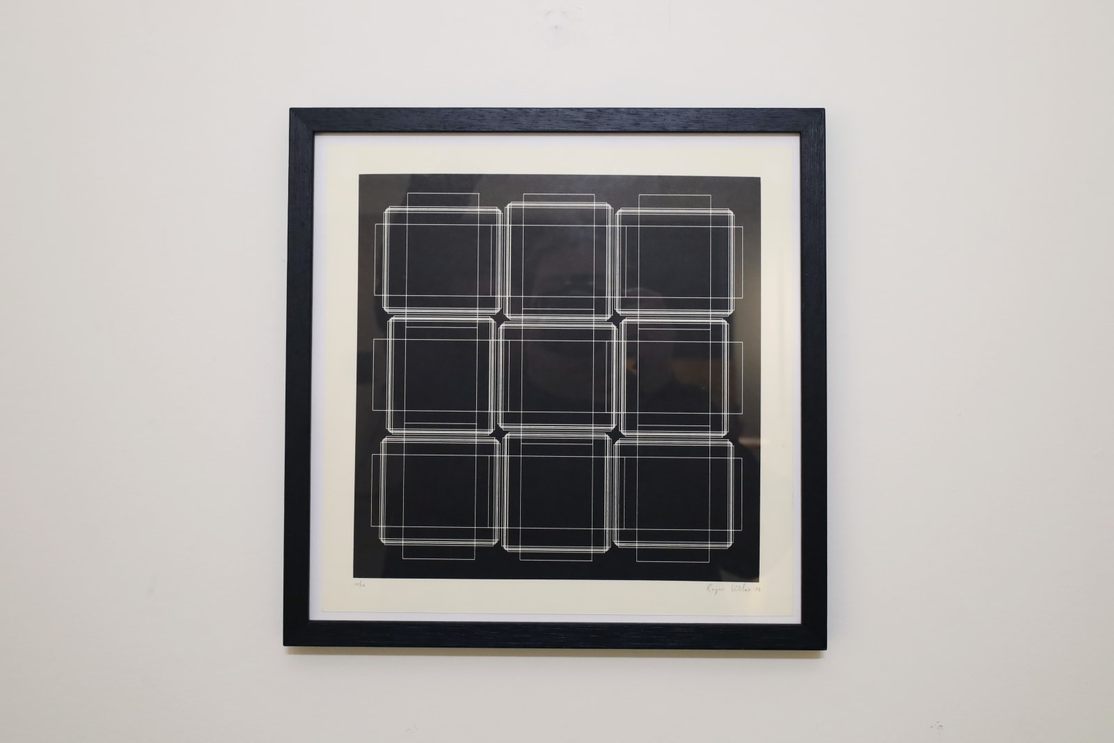 Roger Vilder, Lithographie Noir-Blanc, 1973