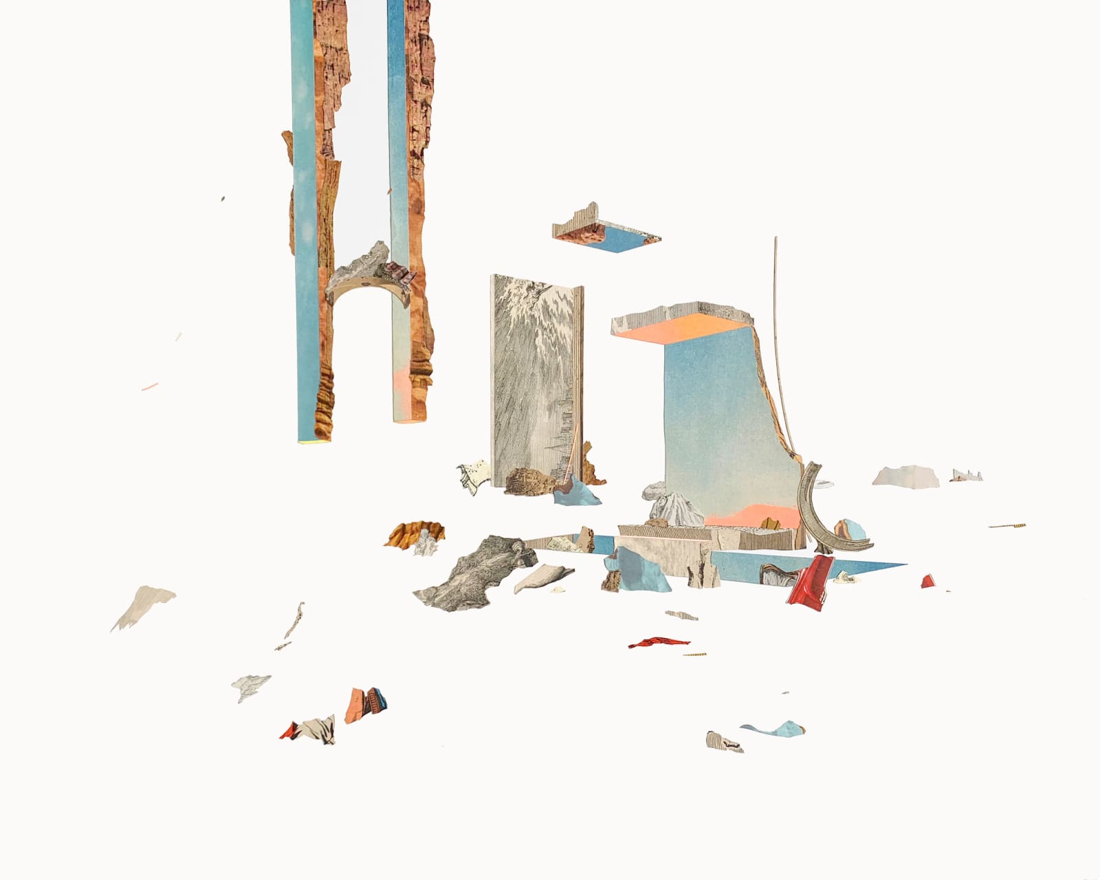 Claire Trotignon, High pillars pool apart, 2023