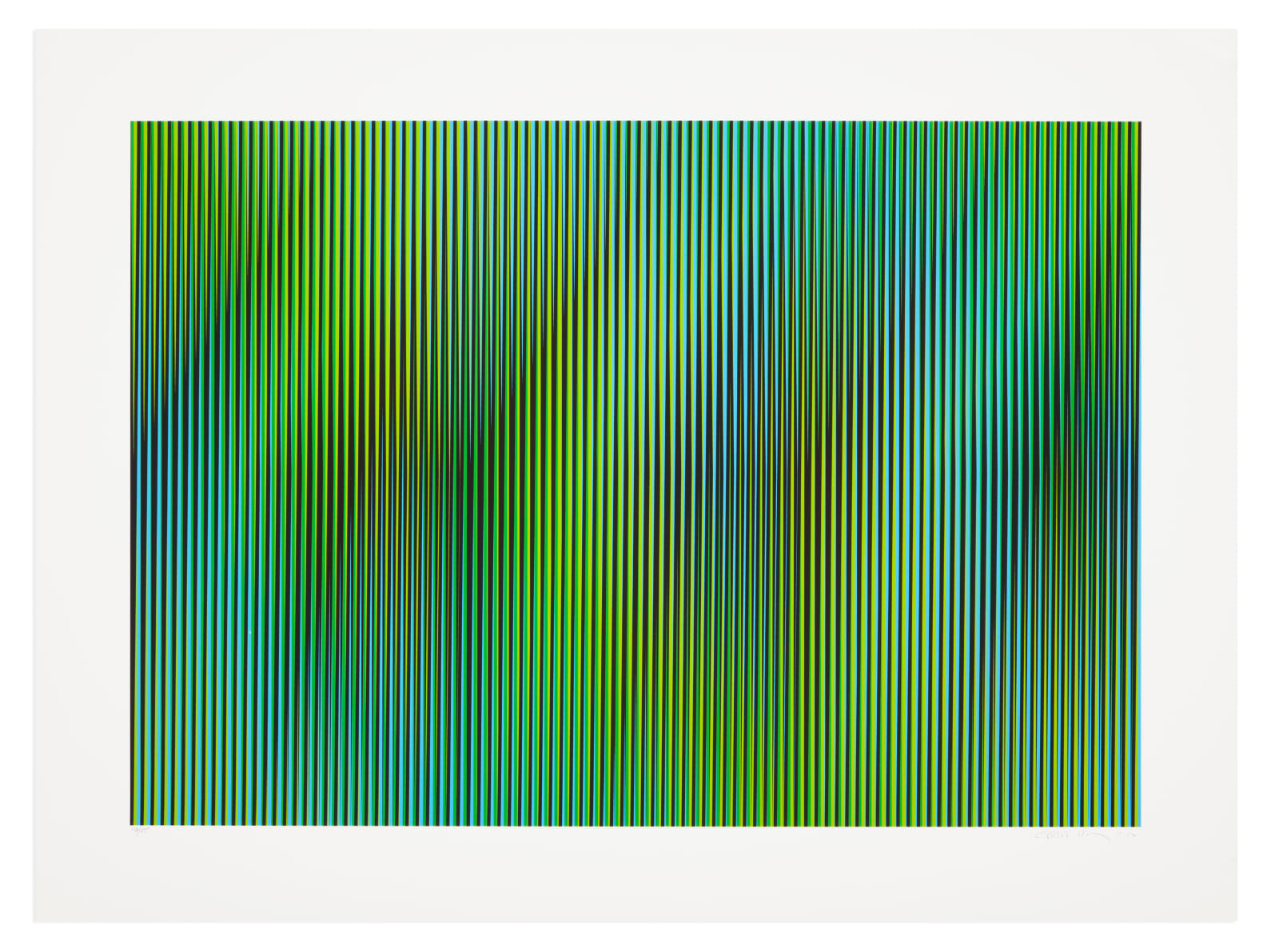 Carlos Cruz-Diez, Color Aditivo Papagayo 4, 2012