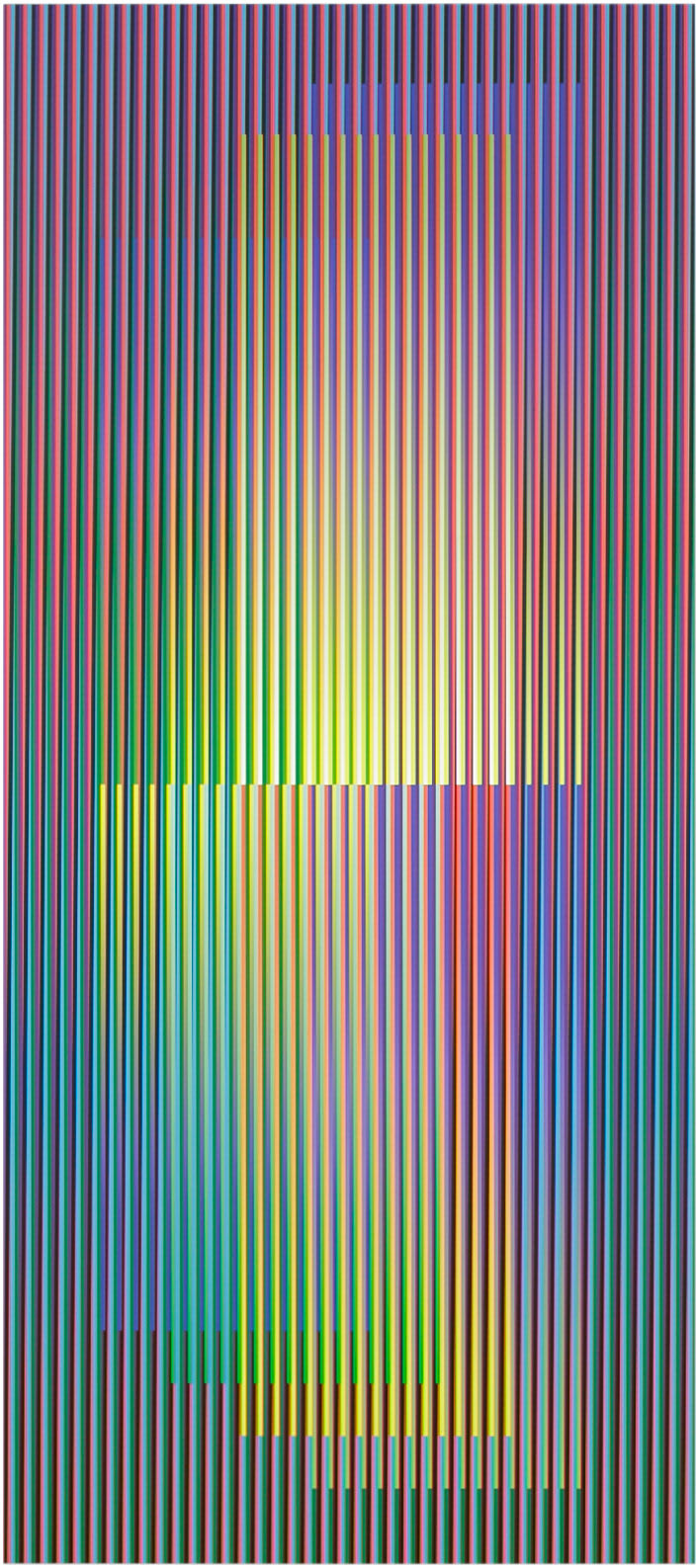 Carlos Cruz-Diez, Couleur Additive Denise A, 2007