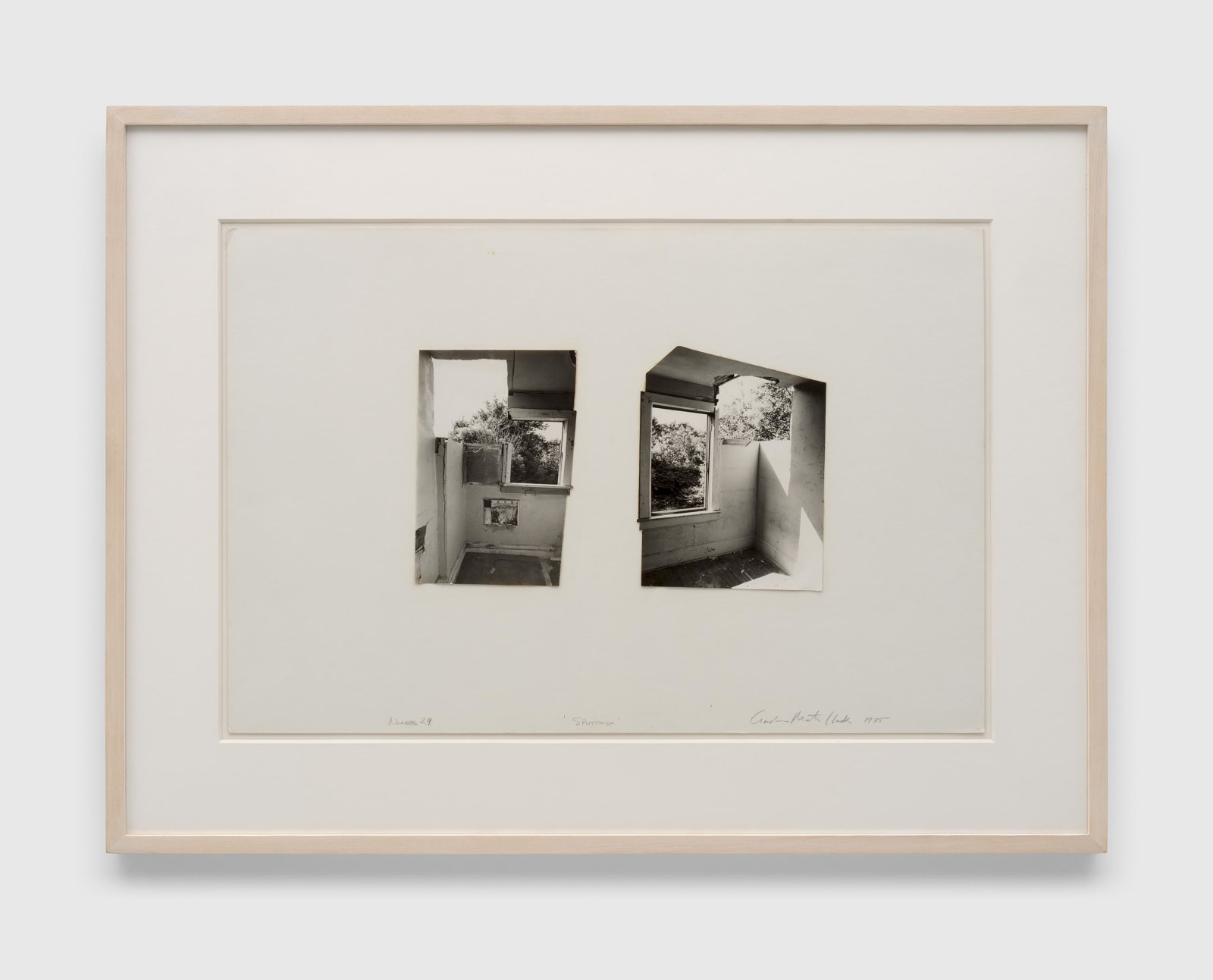 Gordon Matta-Clark, Splitting Book: Number 29, 31, 1974